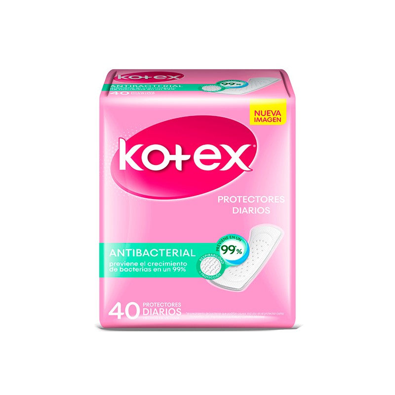 Kotex Protec Diario Normal x 40 Unidades (Proteccion Femenina)