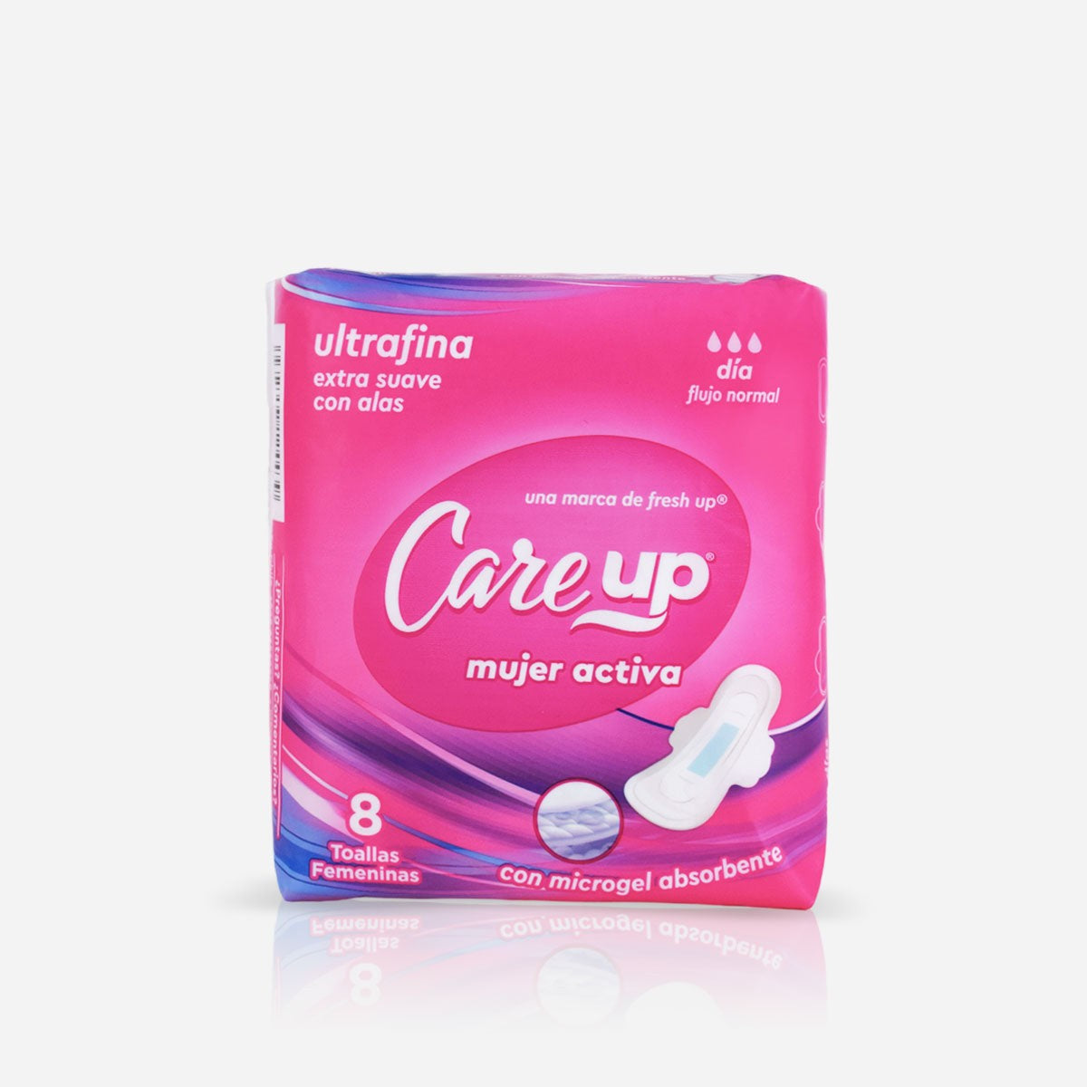Care Up Toalla Higienica Dia Ultradelgada Con Alas x 8 Unidades