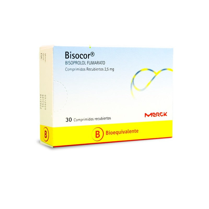 Bisocor Comprimidos Rec 2,5 mg x 30 (Bisoprolol)
