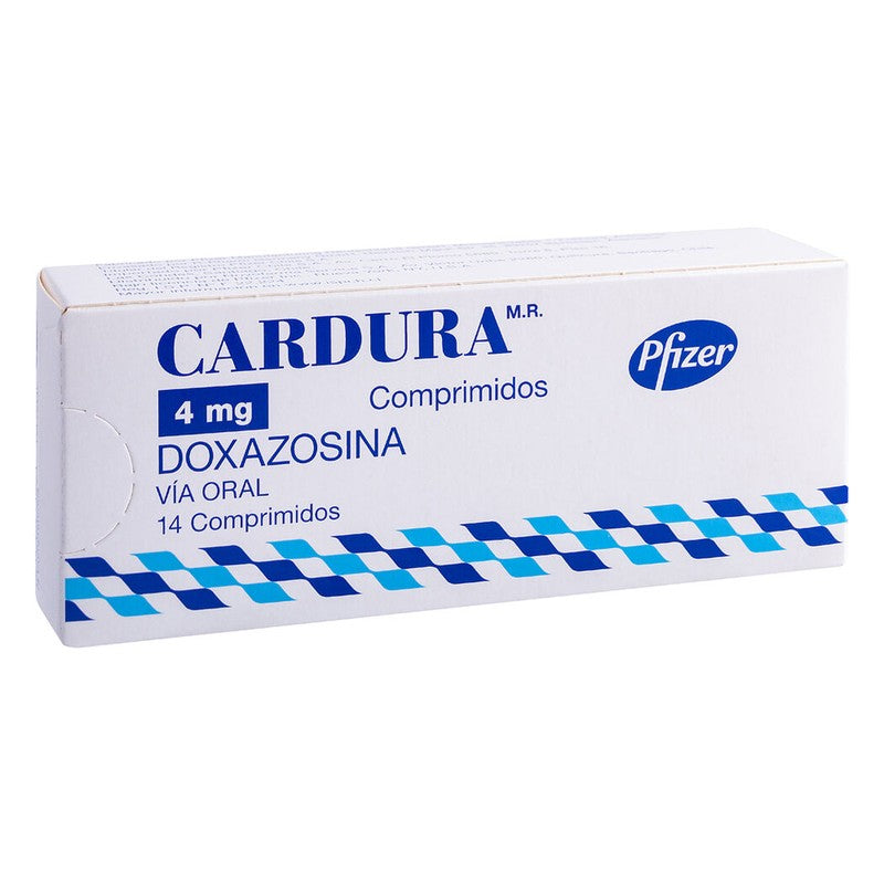 Cardura Comprimidos 4 mg x 14 (Doxazosina)