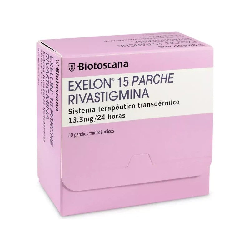 Exelon 15 Cm Parche 13,3 mg x 30 (Rivastigmina)