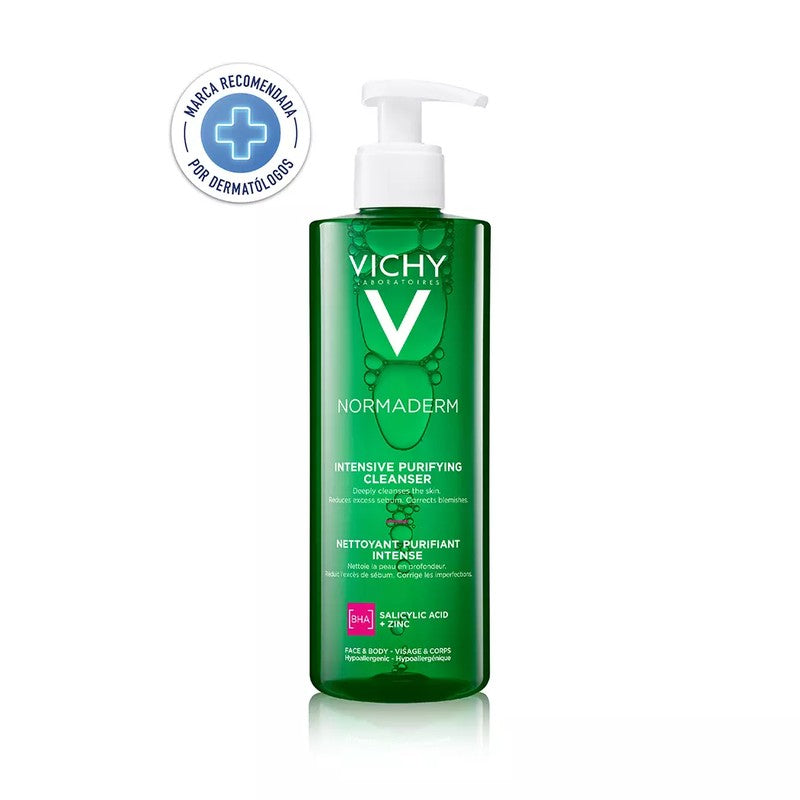 Normaderm Gel Limpiador Purificante Intenso x 400 ml Vichy (Desmaquillante Y Limpieza)