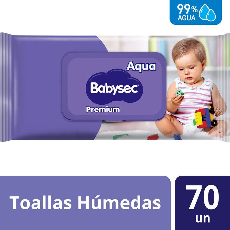 Babysec Premium Toa Hum x 45 (Toallas Humedas)