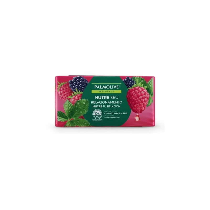 Palmolive Jabon Raspberry Blackberry 90 Gr x 3 Unidades