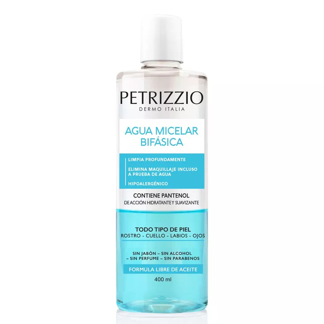 Petrizzio Agua Micelar Bifasica x 400 ml