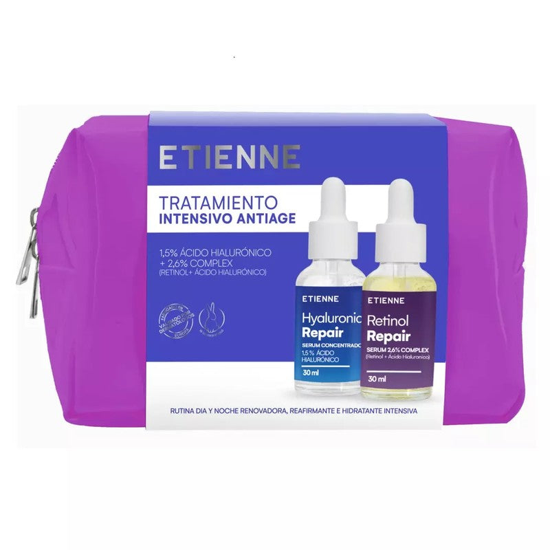 Etienne Cosmetiquero Serum Acido Hialironic + Serum Retinol