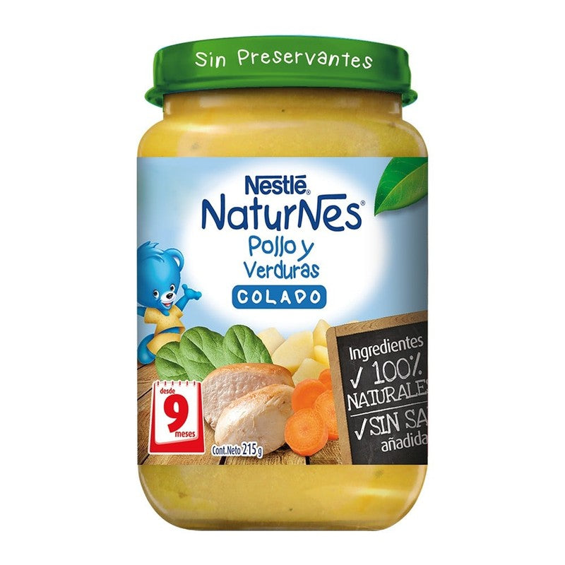 Crecidito Pollo+Verduras x 215 Gr Nestle (Colados)