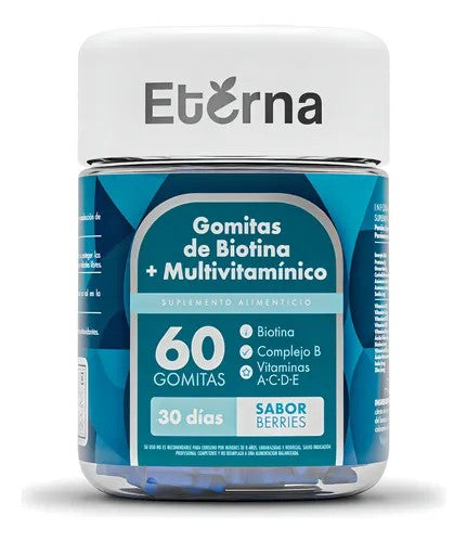 Multivitaminas Gomitas x 30 Unidades Vitaenergy (Biotina / Vitamina A / Vitamina E / Zinc)