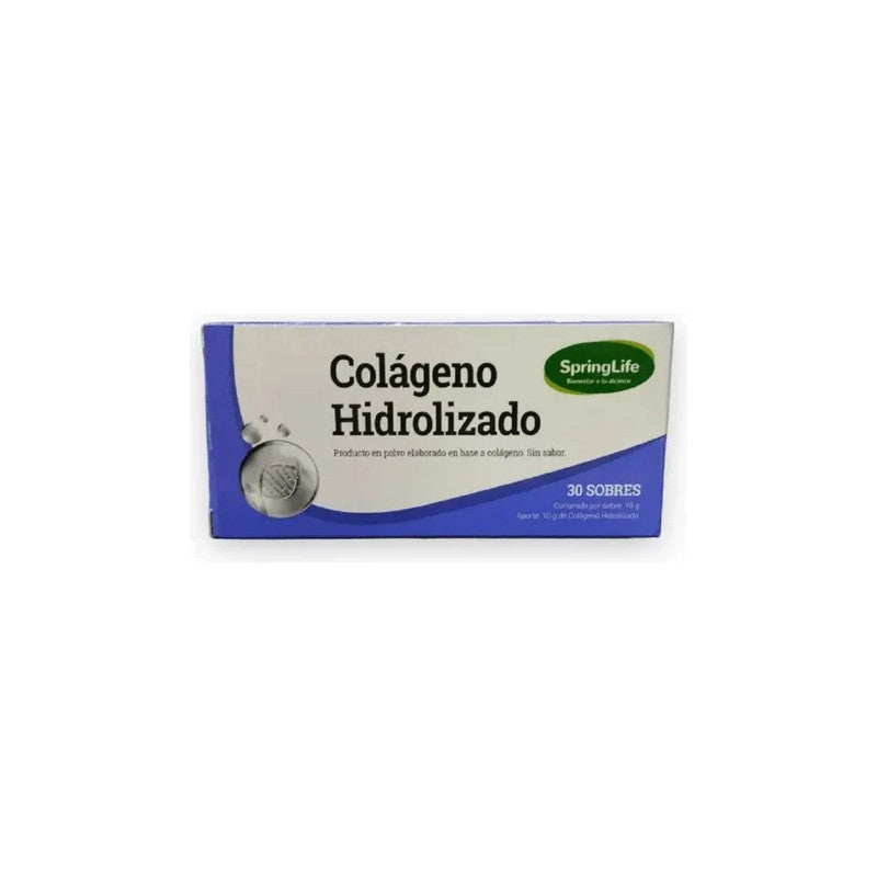 Colageno Sin Sabor Sobres 10 Gr x 30 Springlife (Vitaminas Y Suplementos)