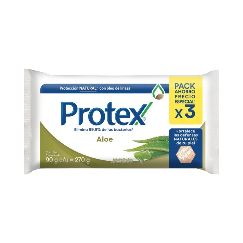 Protex Jab Aloe 90 Gr x 3 (Jabon Barra)