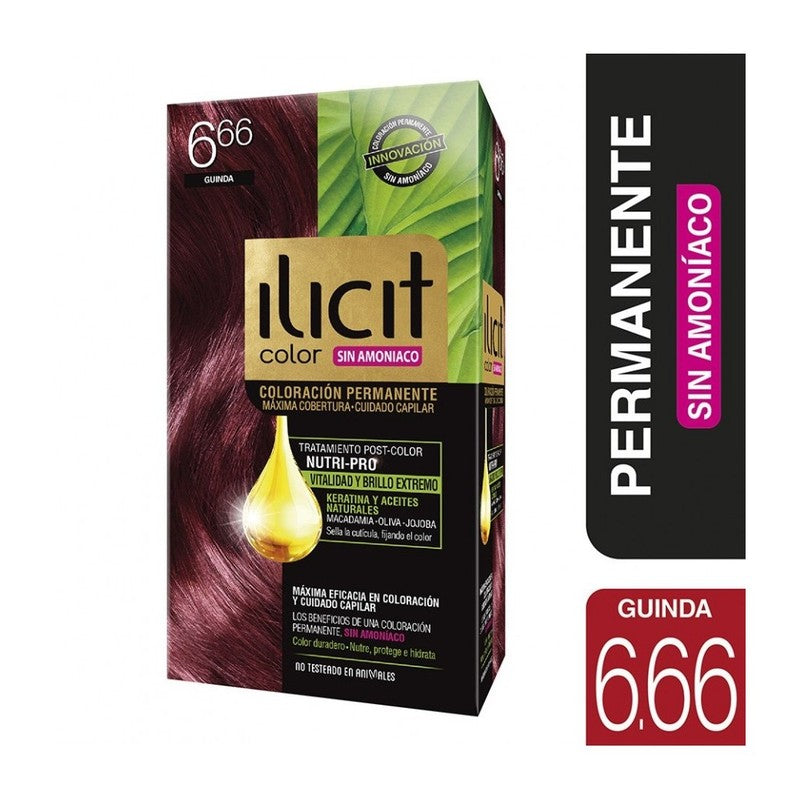 Ilicit 4/0 Castaño Medio x 45 Gr (Coloracion)