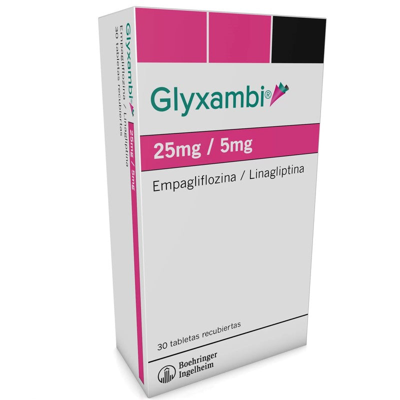 Glyxambi Comprimidos 25/5 mg x 30 (Empagliflozina/Linagliptina)