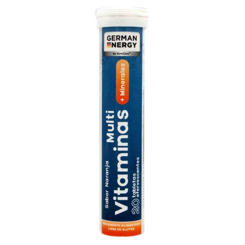Multivitaminas + Minerales Tabletas Efe x 20 German Energy (Calcio/Vitaminas/Minerales)