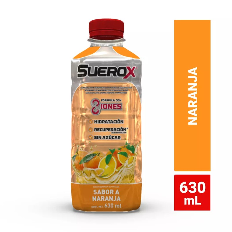 Suerox Manzana S/Az x 630 ml (Bebida Energetica)