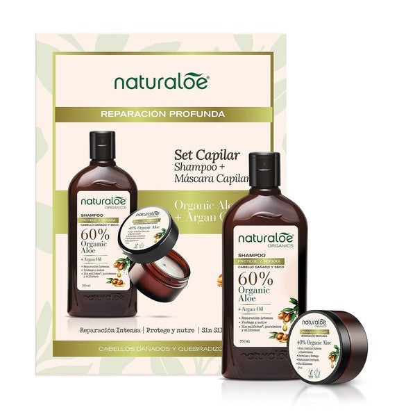 Naturaloe Pack Shampoo Y Aco Aloe + Argan x 350 ml
