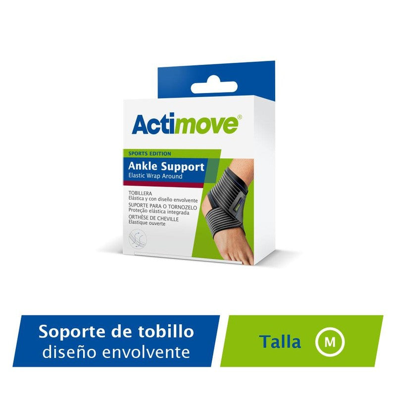 Actimove Sport Soporte De Tobillo Envolvente Negro S x 1