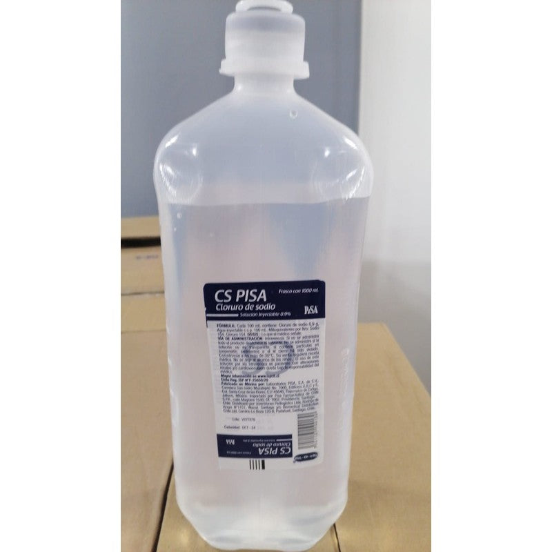 Cloruro De Sodio 0,9% Solución x 1000 ml Pisa (Caja x 12) (Vp)