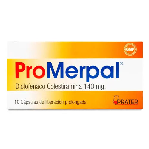 Promerpal Cápsulas 140 mg x 10 (Diclofenaco)