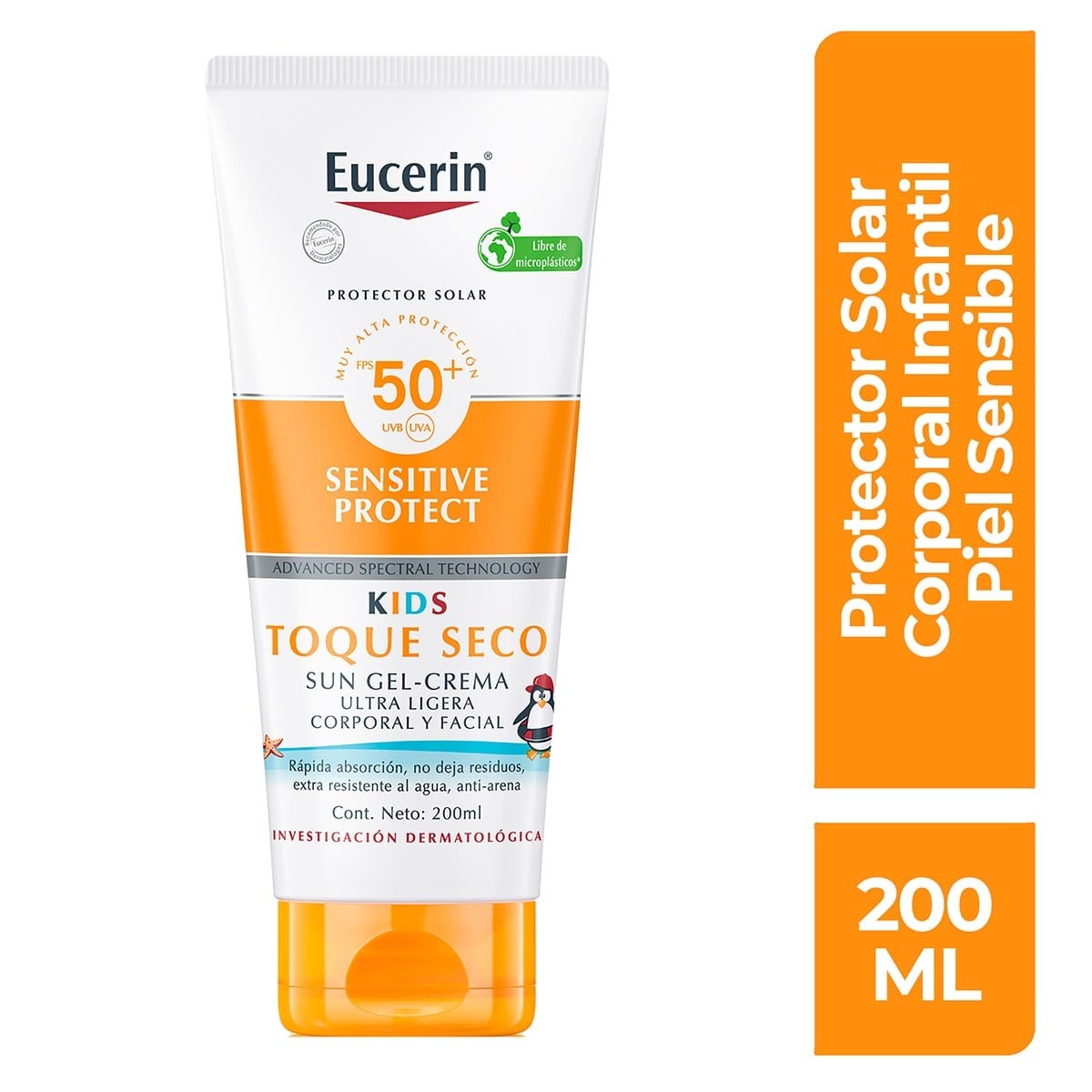 Eucerin Sun Kids Fps50+ Piel Sensible x 200 ml