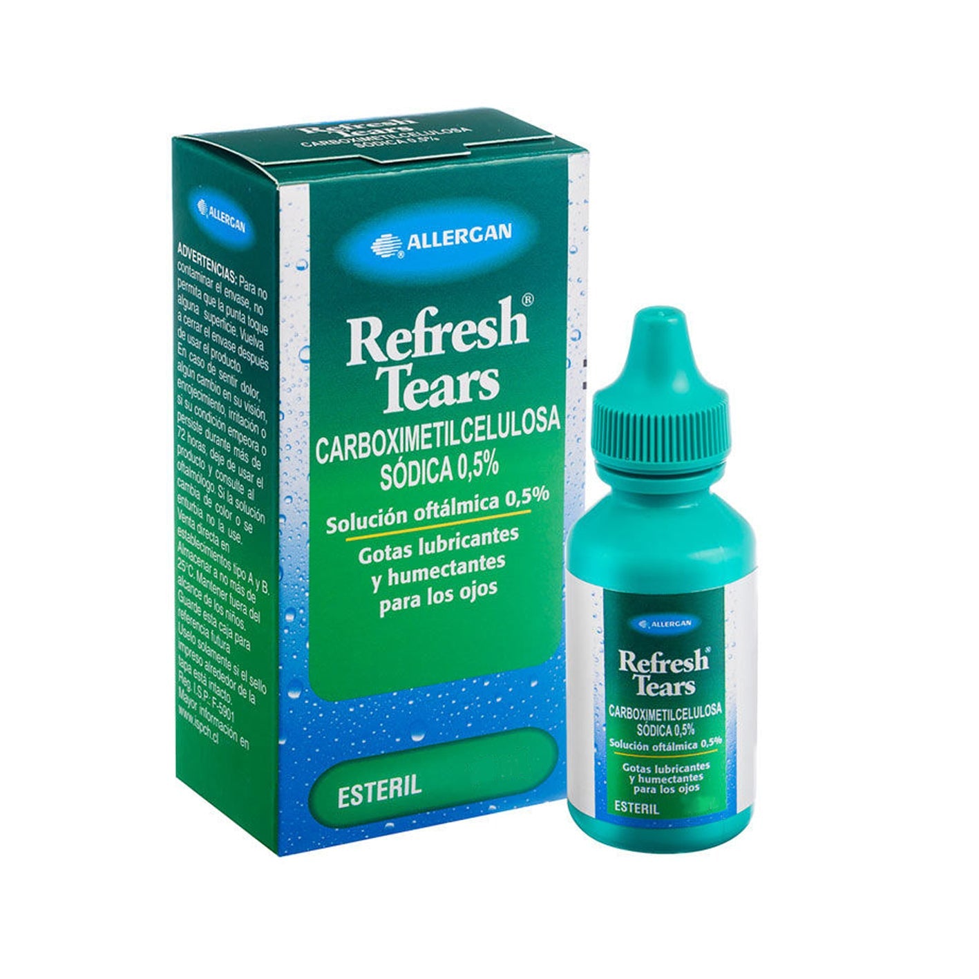 Refresh Tears Solución Oftálmica 0,5% x 10 ml (Carboximetil Celulosa)