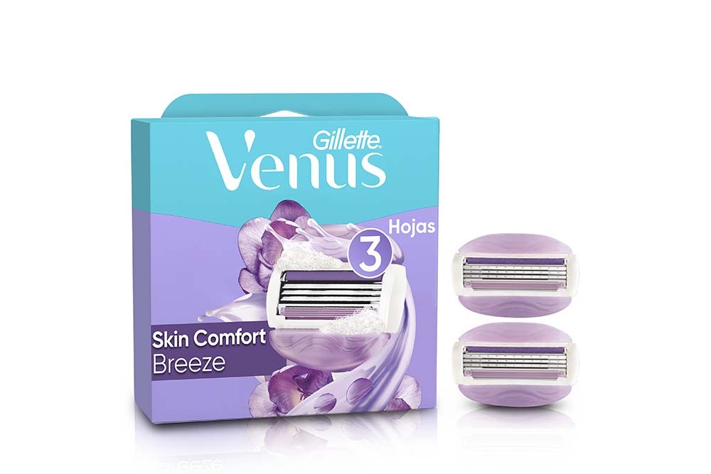 Gillette Venus Repuesto Maquina Intima Skincare x 2 Unidades