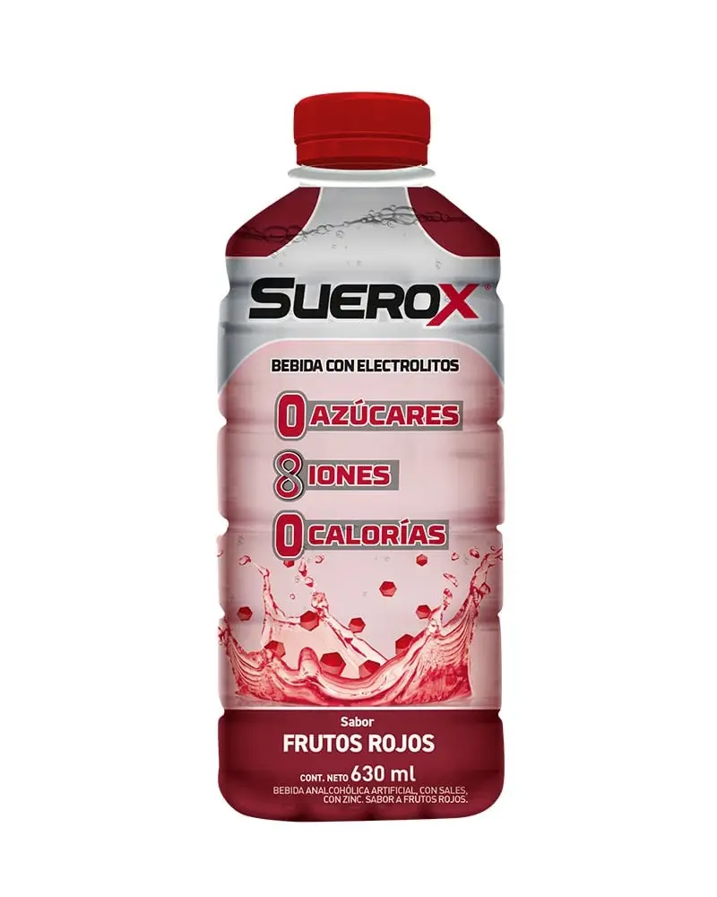Suerox Frutos Rojos x 630 ml (Bebida Energetica)