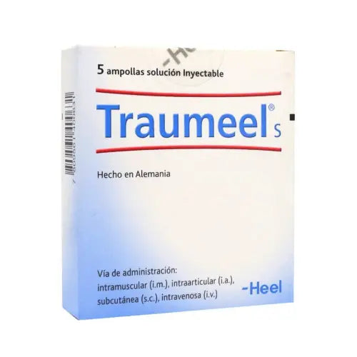 Traumeel Amp 2,2 ml x 5 Heel (Achillea Millefolium D3 / Aconitum Napellus D2 / Arnica Montana D2 / Atropa Belladona D2 / Bellis Perennis D2)
