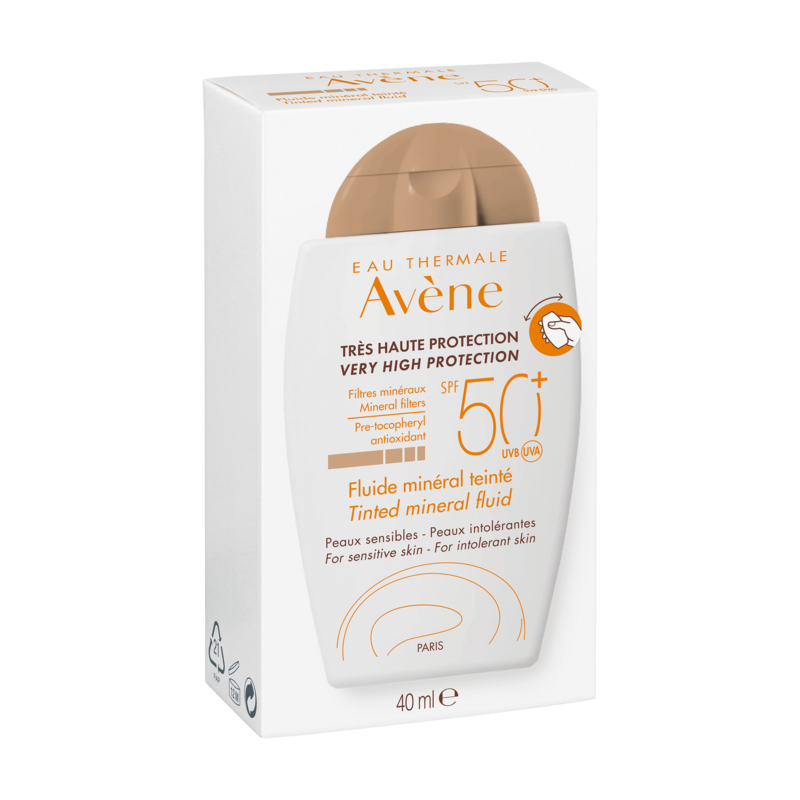 Avene Fluido Mineral Color Spf50+ x 40 ml (Proteccion Solar)
