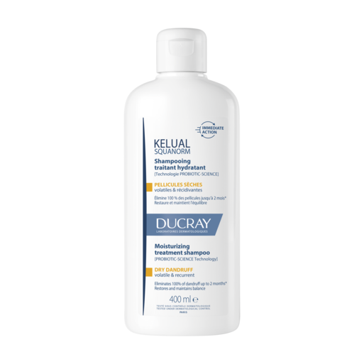 Ducray Kelual Squanorm Shampoo Caspa Seca x 400 ml