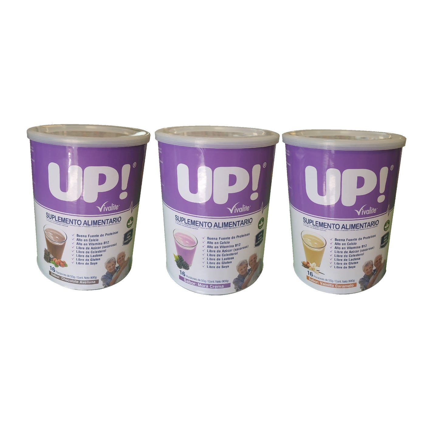 Vivalite Up! Chocolate Avellana x 900 Gr