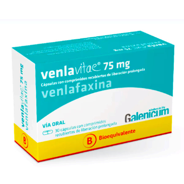 Venlavitae Xr Cápsulas 75 mg x 30 (Venlafaxina)