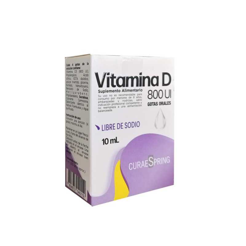 Vitamina D3 Gotas 800 Ui x 30 ml Auravitalis