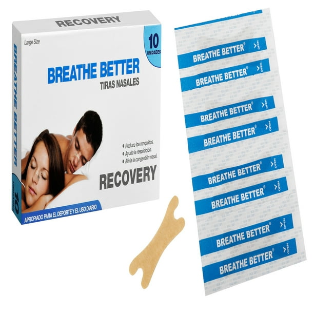 Recovery Breathe Better x 10 (Tiras Nasales)