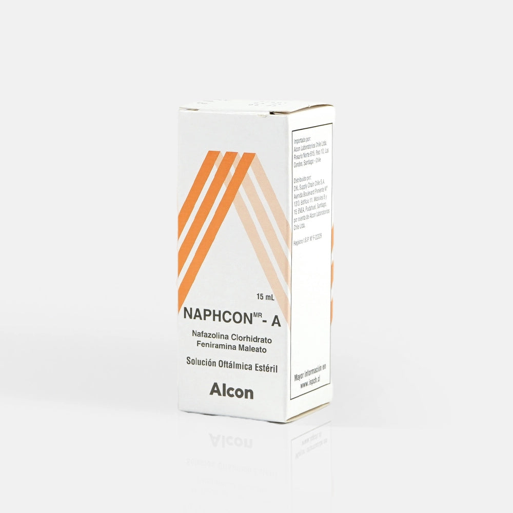 Naphcon-A Solución Oftálmica x 15 ml (Feniramina/Nafazolina)