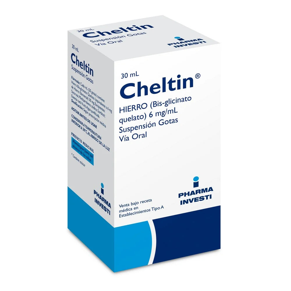 Cheltin Gotas 6 mg/ml x 30 ml (Hierro)