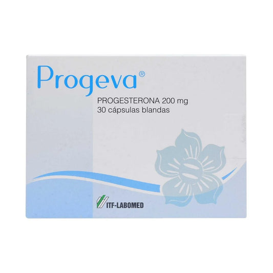 Progeva Cápsulas 200 mg x 30 (Progesterona Natural)