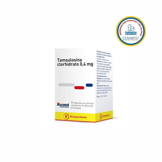 Tamsulosina Cápsulas Lp 0,4 mg x 30 Ascend