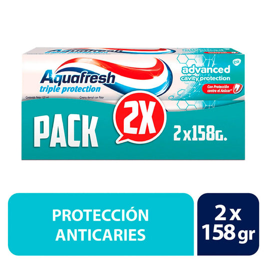 Aquafresh Whitening 158 Gr x 2 Pack