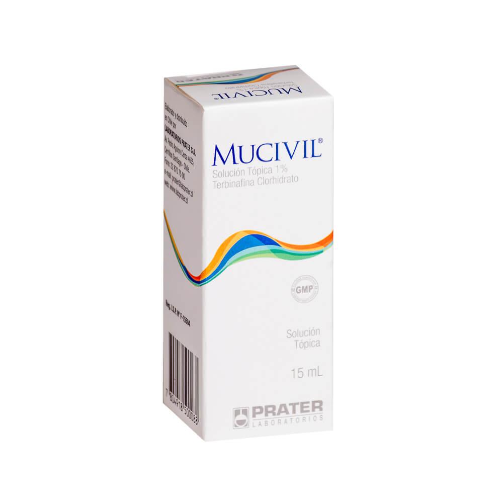 Mucivil Solución Top 1% x 15 ml (Terbinafina)