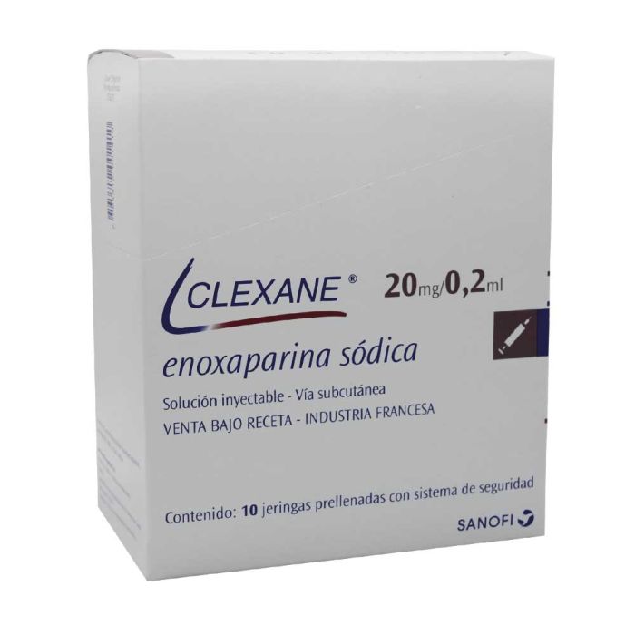 Clexane Safety Lock Jer 20mg/0,2 ml x 10 (Enoxaparina Sodica)
