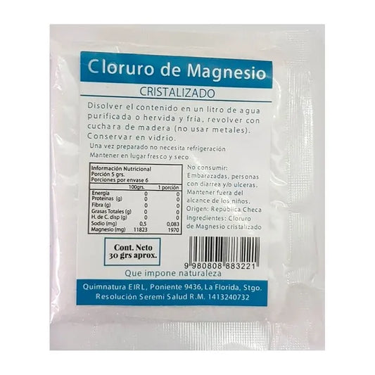 Citrato De Magnesio Polvo x 30 Gr Quimnatura
