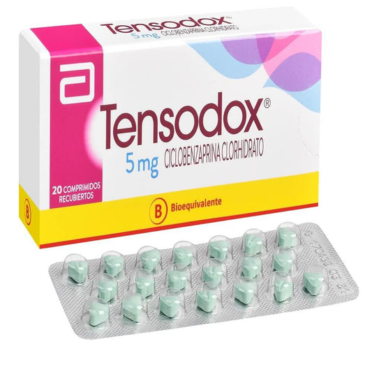 Tensodox Comprimidos 5 mg x 20 (Ciclobenzaprina)