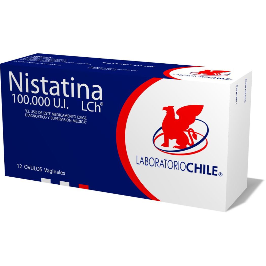 Nistatina Ovu 100.000 Ui x 12 Chile