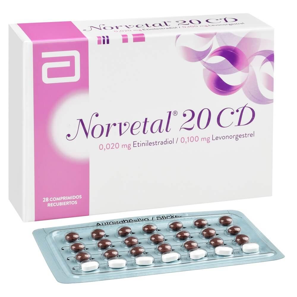 Norvetal 20 Cd Comprimidos x 28 (Levonorgestrel/Etinilestradiol)
