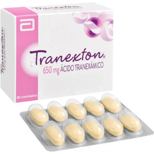 Tranexton Comprimidos 650 mg x 30 (Acido Tranexamico)