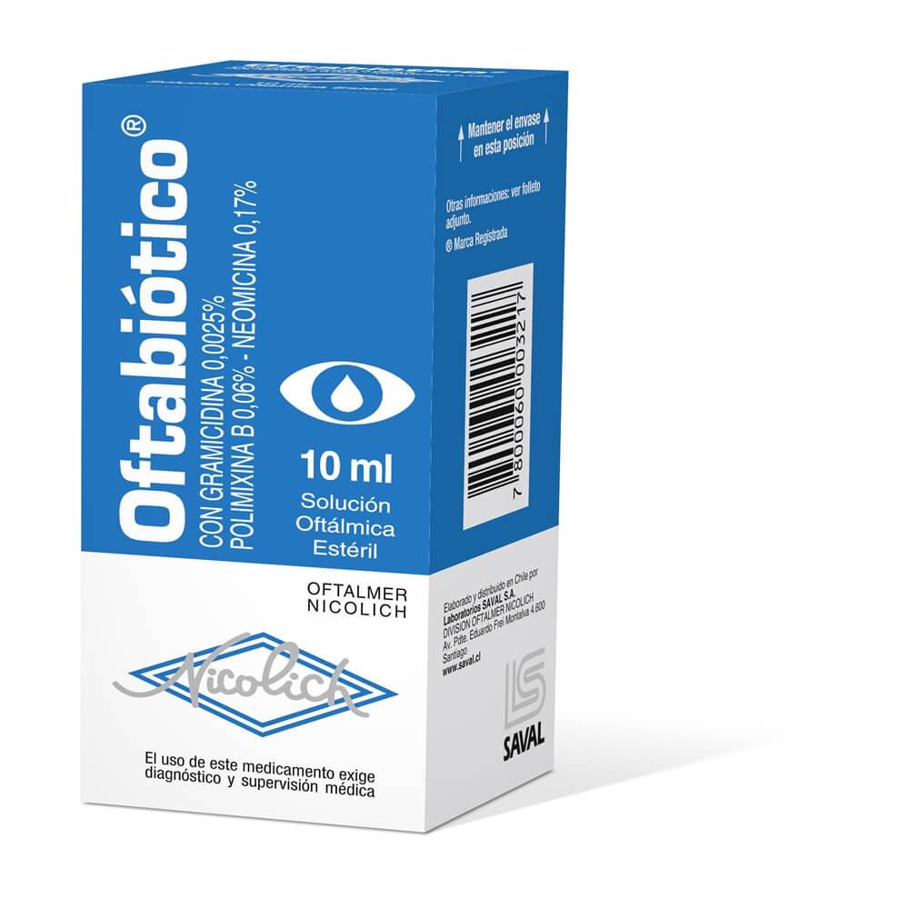 Oftabiotico Solución Oftálmica x 10 ml (Polimixinab/Neomicina/Gramicidina)