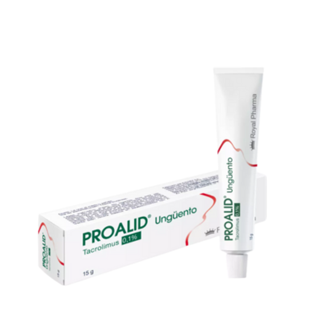 Proalid Unguento 0,1% x 15 Gr (Tacrolimus)