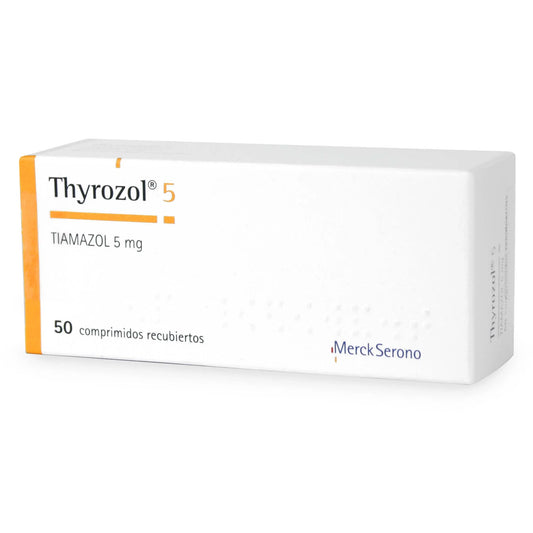 Thyrozol Comprimidos 5 mg x 50 (Tiamazol)