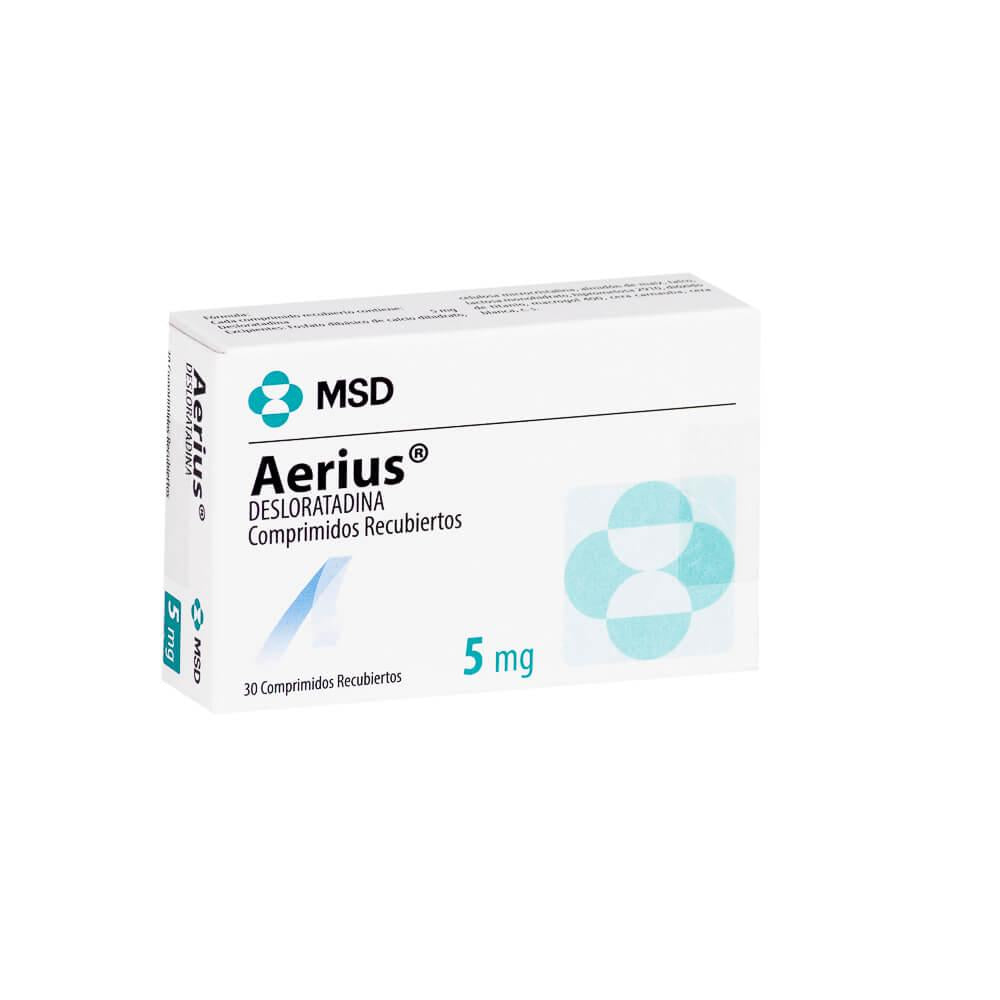 Aerius Comprimidos 5 mg x 30 (Desloratadina)
