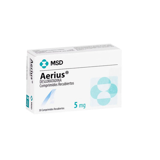 Aerius Comprimidos 5 mg x 30 (Desloratadina)